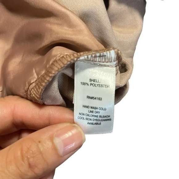 Marc New York Mauve Crushed Velvet Wide Leg Pants Women's Size Extra Large - Picture 7 of 7